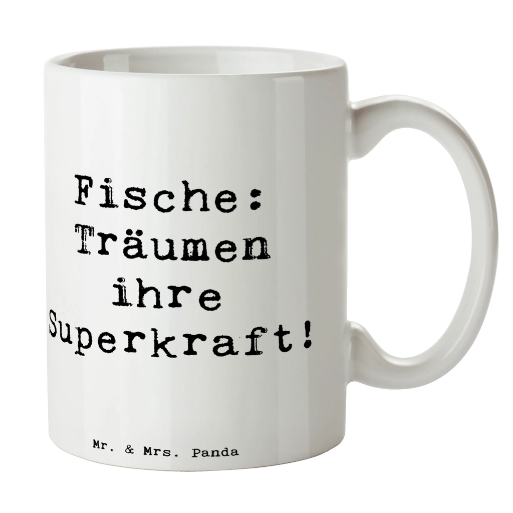 Tasse Spruch Fische Kraft Porzellantasse, Kaffeetasse, Teetasse, Geschenktasse, Tasse mit Zitaten, Tasse mit Motiven, Bürotasse, Tasse, Keramiktasse, Tierkreiszeichen, Sternzeichen, Horoskop, Astrologie, Aszendent