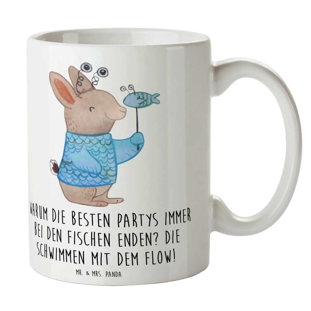 Mug Warum die besten Partys immer bei den Fischen enden? Die schwimmen mit dem Flow! Bürotasse, Teetasse, Kaffeetasse, Tasse, Keramiktasse, Tasse mit Motiven, Tasse mit Zitaten, Geschenktasse, Porzellantasse, Tierkreiszeichen, Sternzeichen, Horoskop, Astrologie, Aszendent