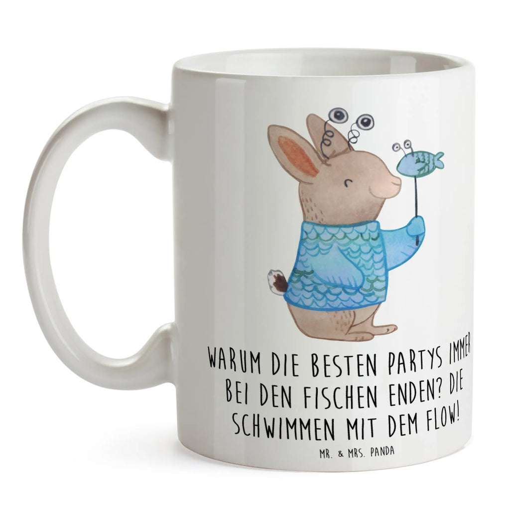 Mug Warum die besten Partys immer bei den Fischen enden? Die schwimmen mit dem Flow! Bürotasse, Teetasse, Kaffeetasse, Tasse, Keramiktasse, Tasse mit Motiven, Tasse mit Zitaten, Geschenktasse, Porzellantasse, Tierkreiszeichen, Sternzeichen, Horoskop, Astrologie, Aszendent