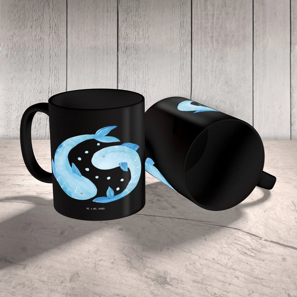 Mug Fische - immer auf der Suche nach dem perfekten Schwarm! Teetasse, Porzellantasse, Kaffeetasse, Tasse mit Zitaten, Keramiktasse, Bürotasse, Tasse, Tasse mit Motiven, Geschenktasse, Tierkreiszeichen, Sternzeichen, Horoskop, Astrologie, Aszendent