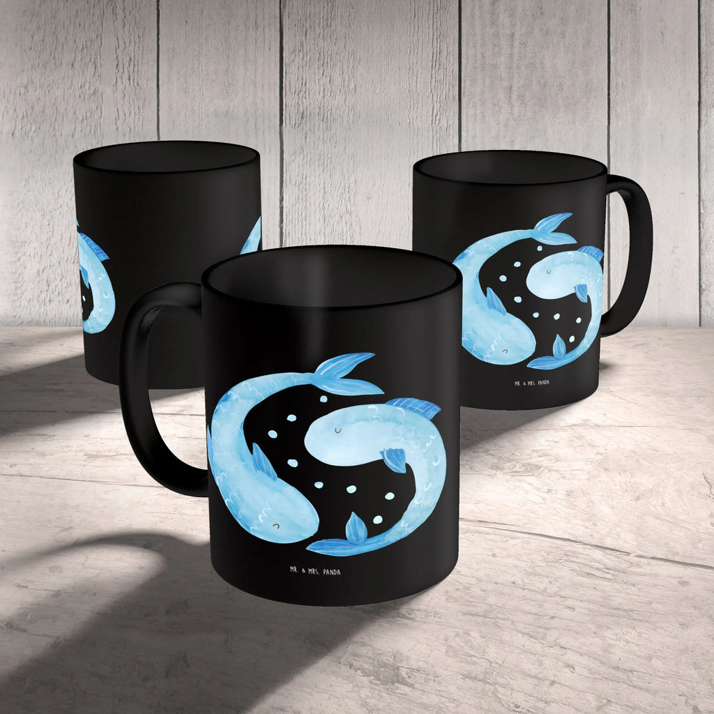 Mug Fische - immer auf der Suche nach dem perfekten Schwarm! Teetasse, Porzellantasse, Kaffeetasse, Tasse mit Zitaten, Keramiktasse, Bürotasse, Tasse, Tasse mit Motiven, Geschenktasse, Tierkreiszeichen, Sternzeichen, Horoskop, Astrologie, Aszendent