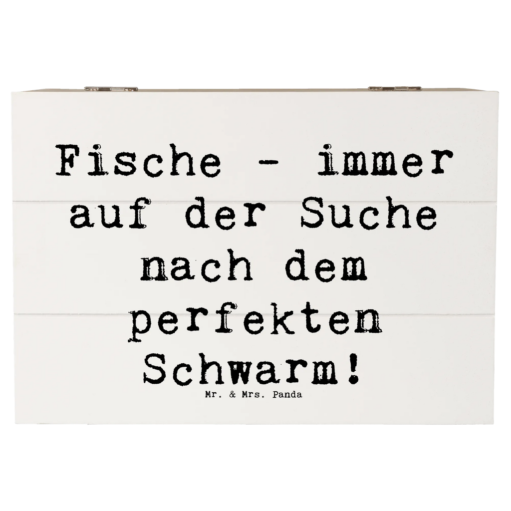 Holzkiste Spruch Fische Schwarm Geschenkdose, Schatulle, XXL, Geschenkbox, Erinnerungskiste, Erinnerungsbox, Truhe, Dekokiste, Aufbewahrungsbox, Holzkiste, Kiste, Schatzkiste, Tierkreiszeichen, Sternzeichen, Horoskop, Astrologie, Aszendent