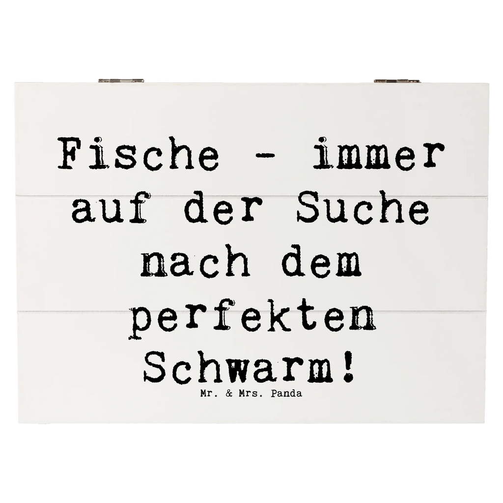 Holzkiste Spruch Fische Schwarm Geschenkdose, Schatulle, XXL, Geschenkbox, Erinnerungskiste, Erinnerungsbox, Truhe, Dekokiste, Aufbewahrungsbox, Holzkiste, Kiste, Schatzkiste, Tierkreiszeichen, Sternzeichen, Horoskop, Astrologie, Aszendent