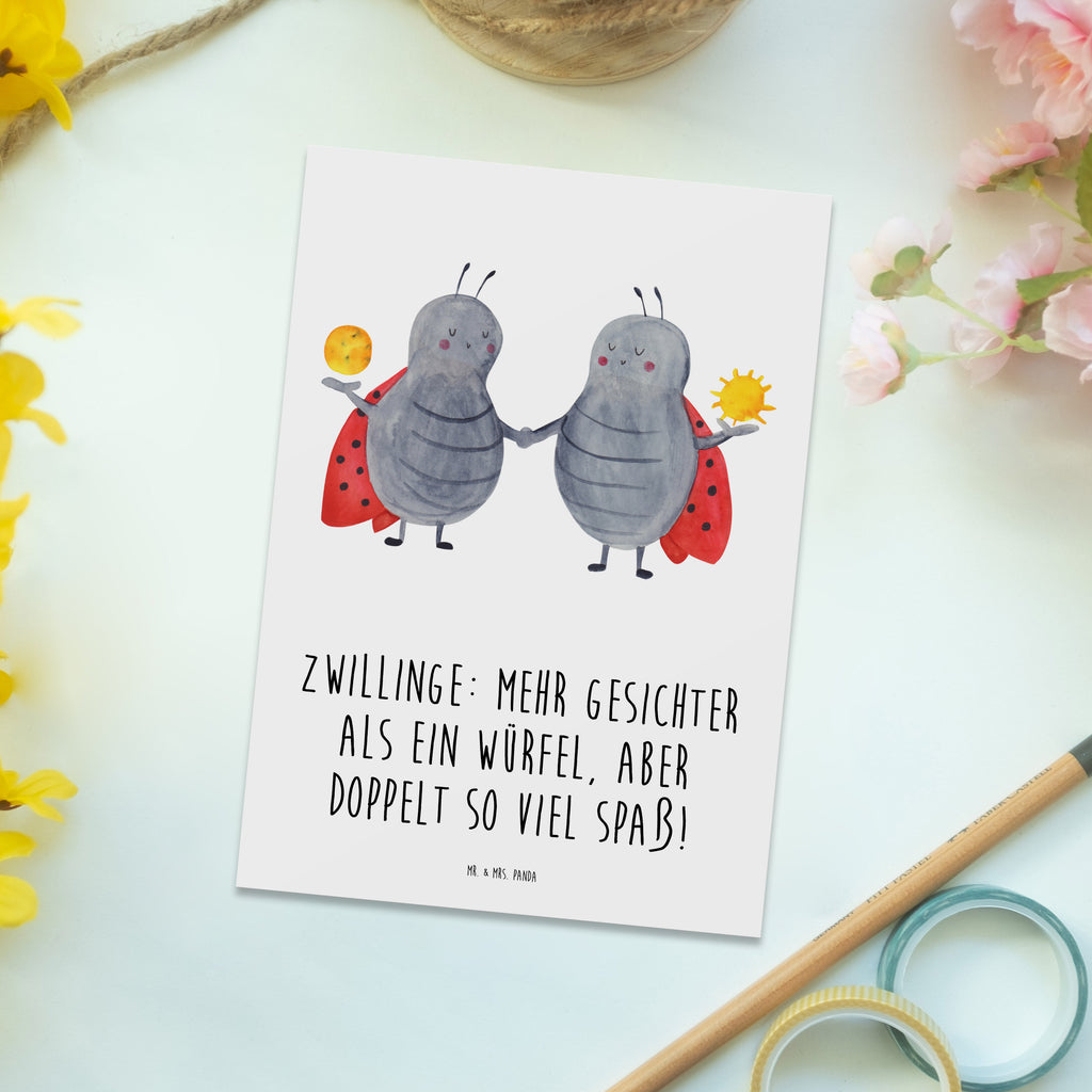 Postkarte Zwillinge Spaß Grußkarte, Einladung, Geburtstagskarte, Dankeskarte, Karte, Postkarte, Ansichtskarte, Geschenkkarte, Einladungskarten Geburtstag, Ansichtskarten, Einladung Geburtstag, Einladungskarte, Tierkreiszeichen, Sternzeichen, Horoskop, Astrologie, Aszendent