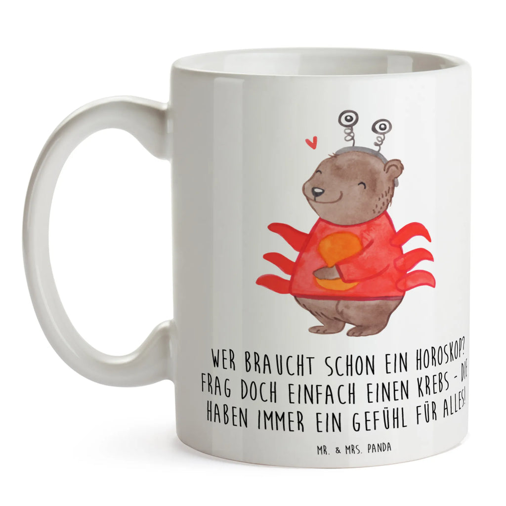 Mug Wer braucht schon ein Horoskop? Frag doch einfach einen Krebs - die haben immer ein Gefühl für alles! Geschenktasse, Tasse, Kaffeetasse, Bürotasse, Teetasse, Tasse mit Motiven, Keramiktasse, Porzellantasse, Tasse mit Zitaten, Tierkreiszeichen, Sternzeichen, Horoskop, Astrologie, Aszendent