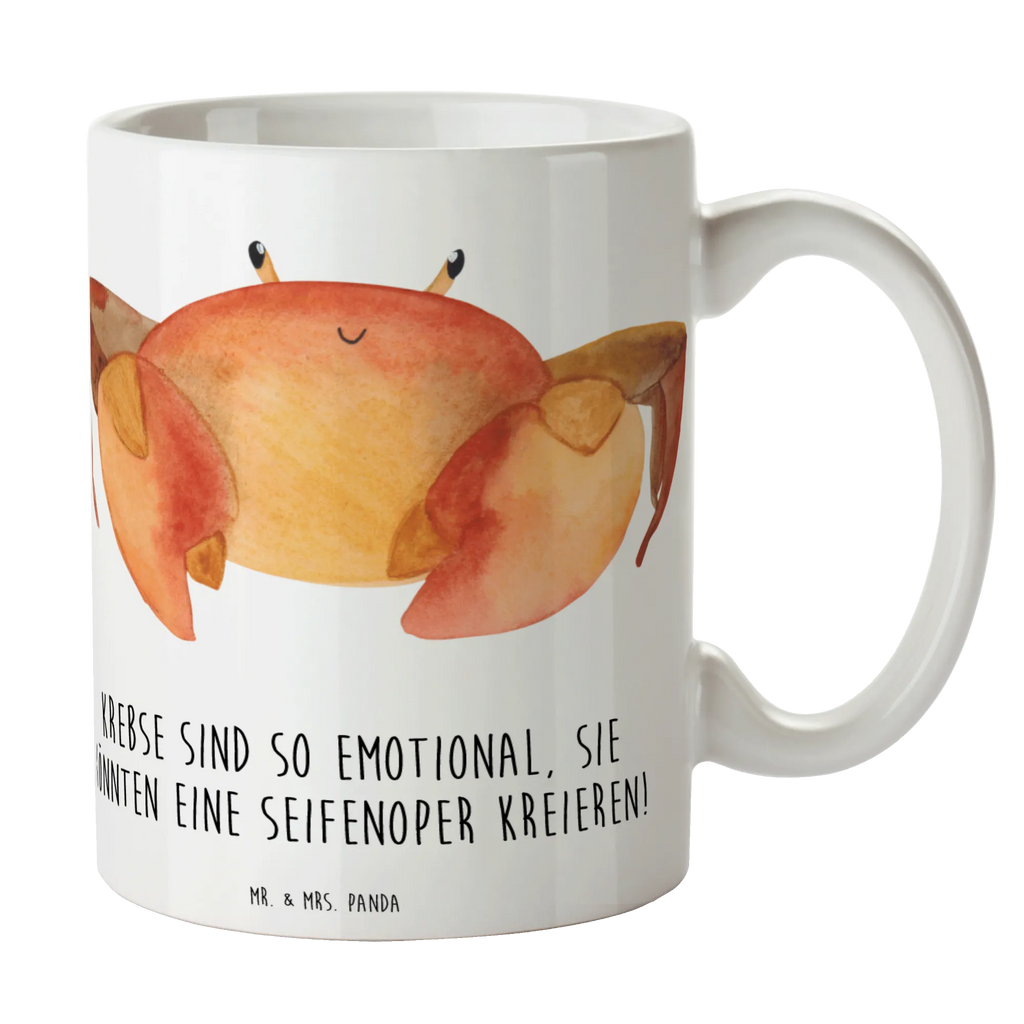 Tasse Emotionaler Krebs Geschenktasse, Porzellantasse, Teetasse, Tasse mit Motiven, Bürotasse, Kaffeetasse, Tasse mit Zitaten, Keramiktasse, Tasse, Tierkreiszeichen, Sternzeichen, Horoskop, Astrologie, Aszendent