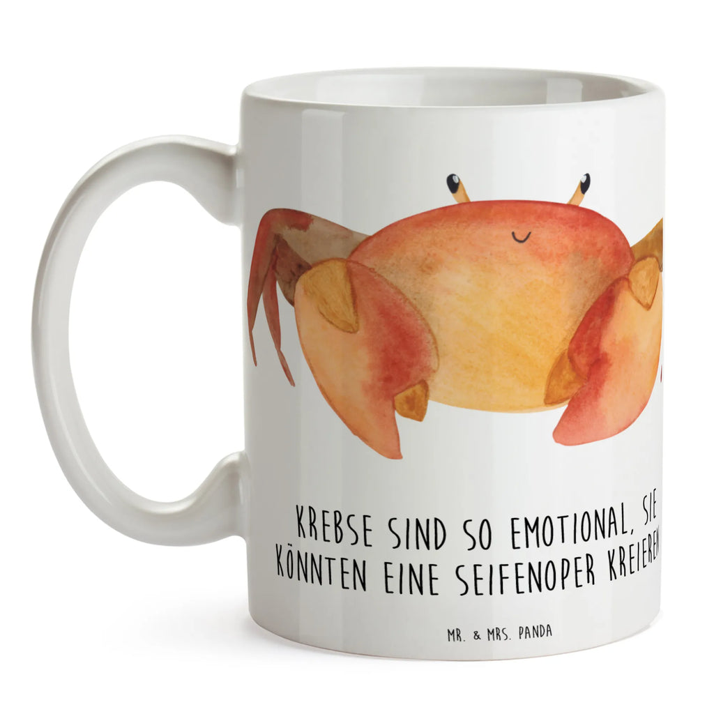 Tasse Emotionaler Krebs Geschenktasse, Porzellantasse, Teetasse, Tasse mit Motiven, Bürotasse, Kaffeetasse, Tasse mit Zitaten, Keramiktasse, Tasse, Tierkreiszeichen, Sternzeichen, Horoskop, Astrologie, Aszendent