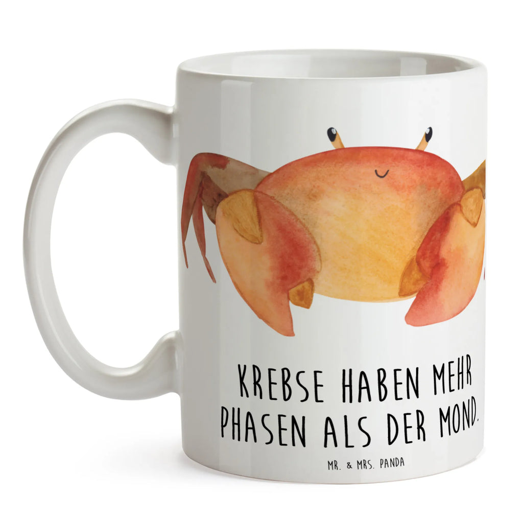 Tasse Krebs Phasen Geschenktasse, Kaffeetasse, Bürotasse, Tasse, Tasse mit Zitaten, Teetasse, Porzellantasse, Tasse mit Motiven, Keramiktasse, Tierkreiszeichen, Sternzeichen, Horoskop, Astrologie, Aszendent