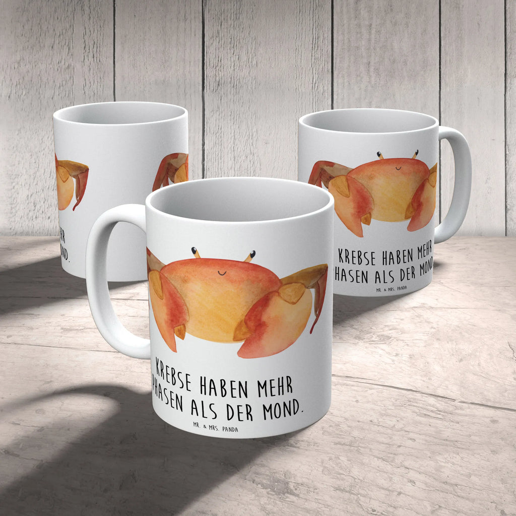 Tasse Krebs Phasen Geschenktasse, Kaffeetasse, Bürotasse, Tasse, Tasse mit Zitaten, Teetasse, Porzellantasse, Tasse mit Motiven, Keramiktasse, Tierkreiszeichen, Sternzeichen, Horoskop, Astrologie, Aszendent