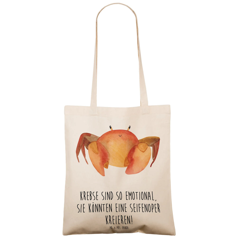 Tote bag Krebse sind so emotional, sie könnten eine Seifenoper kreieren! Beuteltasche, Schultertasche, Beutel, Stoffbeutel, Jutetasche, Stofftasche, Strandtasche, Umhängetasche, Badetasche, Einkaufstasche, Laptoptasche, Tasche, Einkaufstüte, Shopper, Jutebeutel, Tragetasche, Tierkreiszeichen, Sternzeichen, Horoskop, Astrologie, Aszendent
