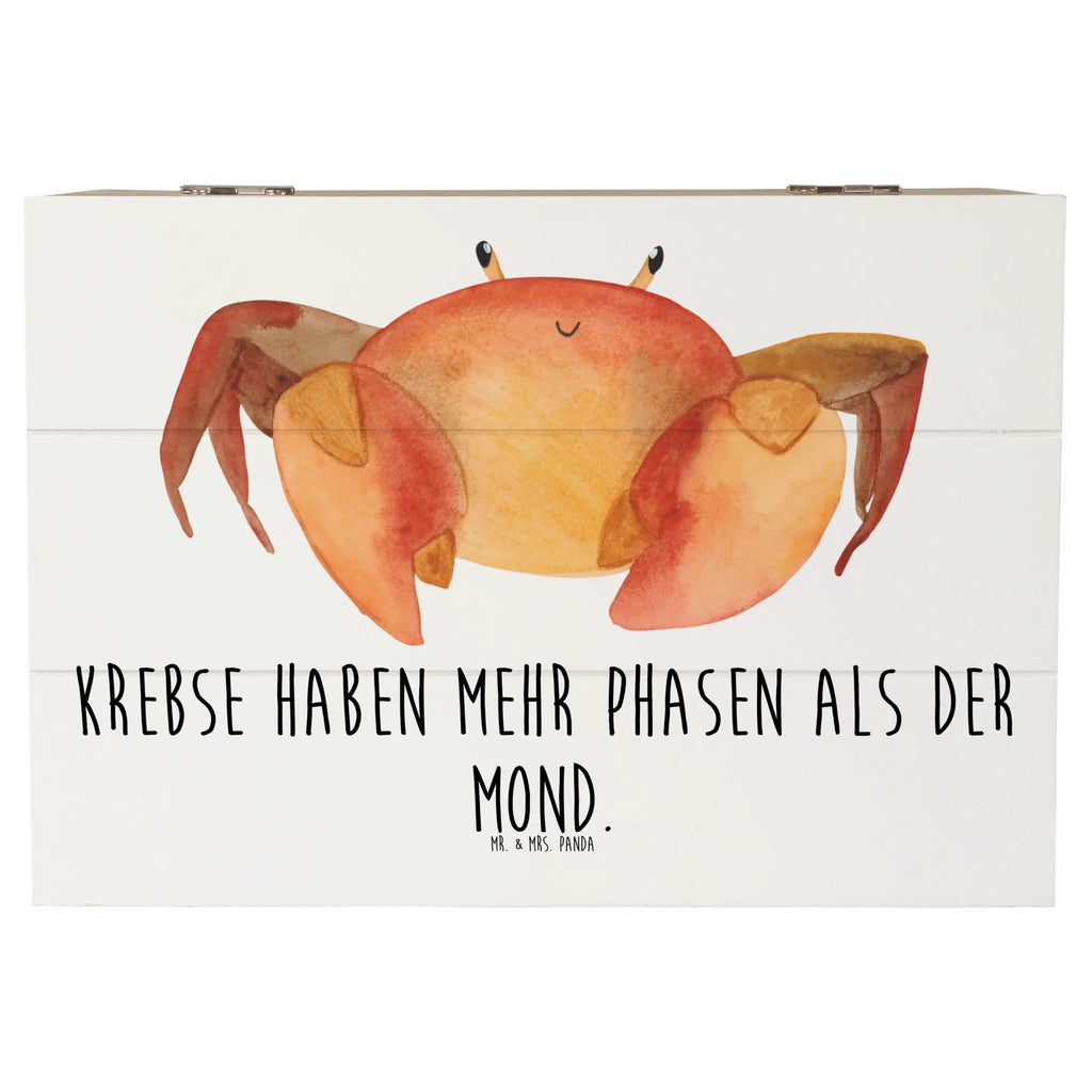 Holzkiste Krebs Phasen Erinnerungsbox, Schatzkiste, Geschenkbox, Geschenkdose, Dekokiste, Truhe, Holzkiste, Erinnerungskiste, Schatulle, XXL, Aufbewahrungsbox, Kiste, Tierkreiszeichen, Sternzeichen, Horoskop, Astrologie, Aszendent