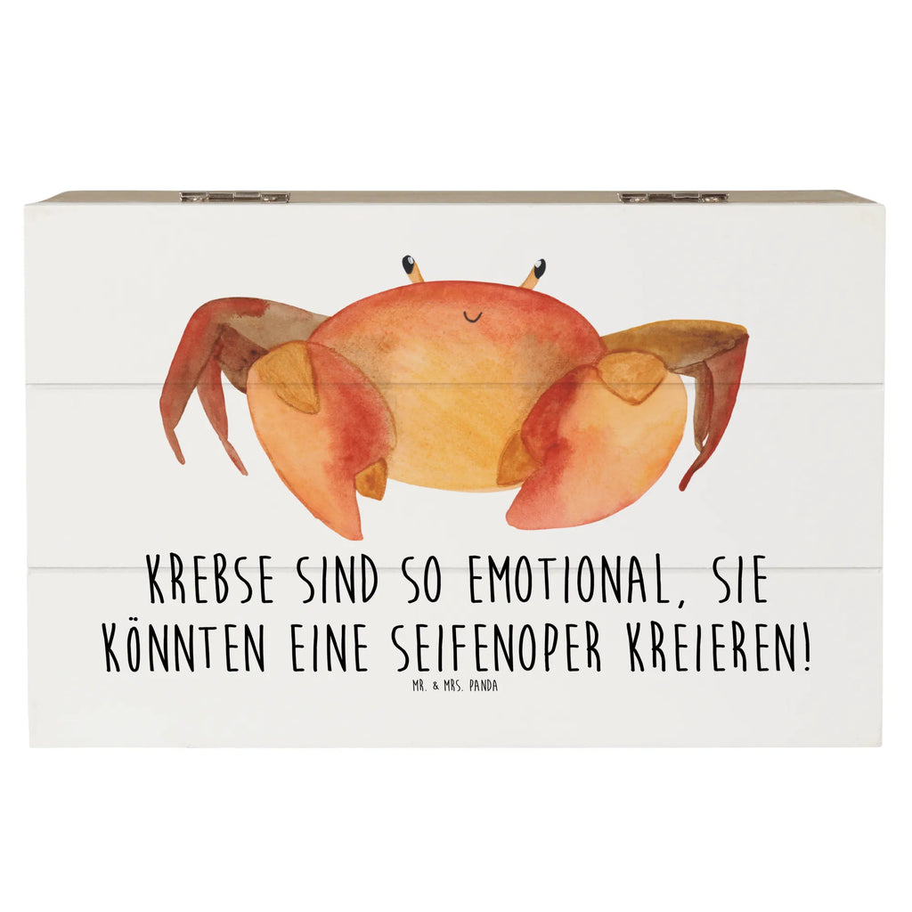 Holzkiste Emotionaler Krebs Schatulle, Geschenkbox, Geschenkdose, XXL, Aufbewahrungsbox, Holzkiste, Kiste, Truhe, Schatzkiste, Dekokiste, Erinnerungsbox, Erinnerungskiste, Tierkreiszeichen, Sternzeichen, Horoskop, Astrologie, Aszendent