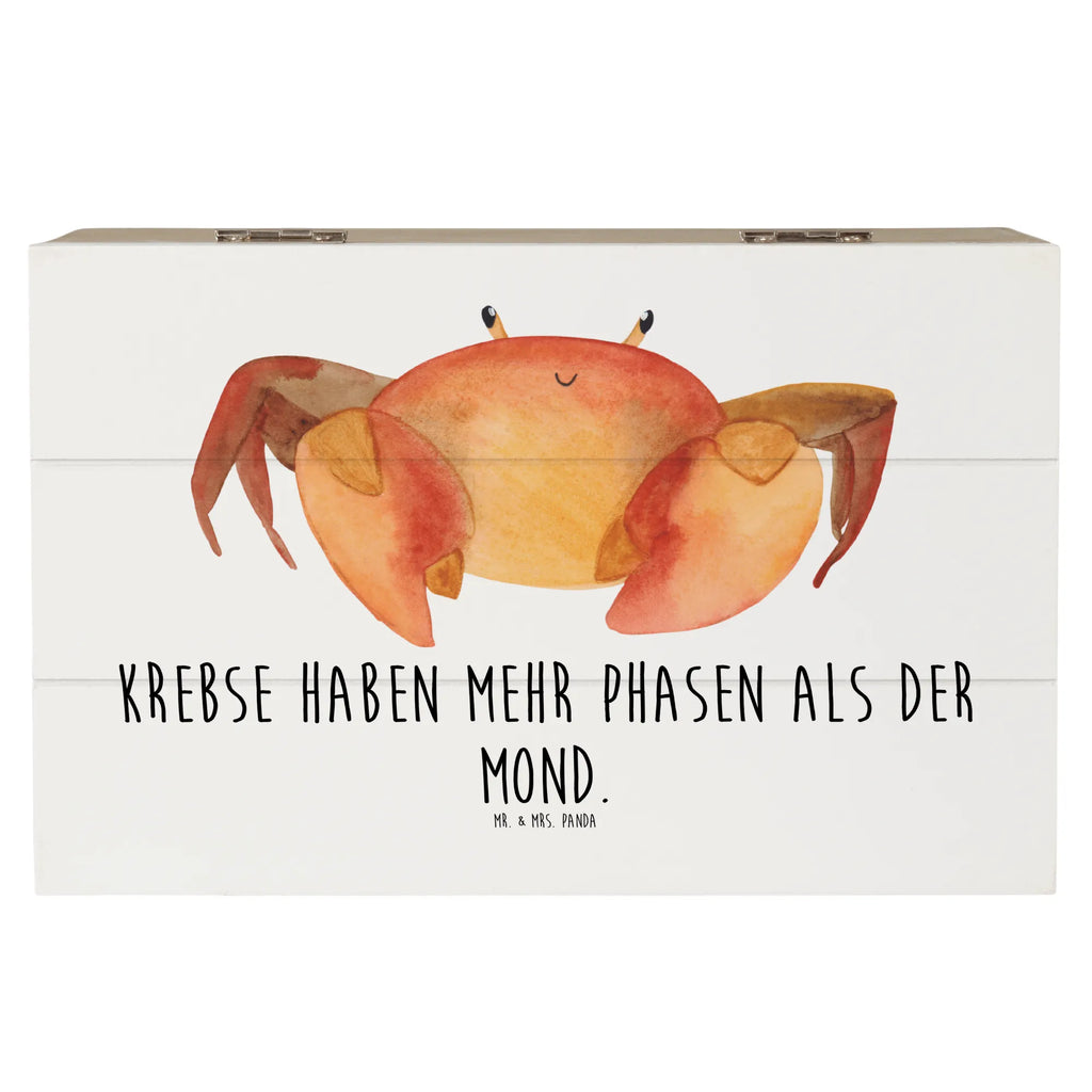 Holzkiste Krebs Phasen Erinnerungsbox, Schatzkiste, Geschenkbox, Geschenkdose, Dekokiste, Truhe, Holzkiste, Erinnerungskiste, Schatulle, XXL, Aufbewahrungsbox, Kiste, Tierkreiszeichen, Sternzeichen, Horoskop, Astrologie, Aszendent