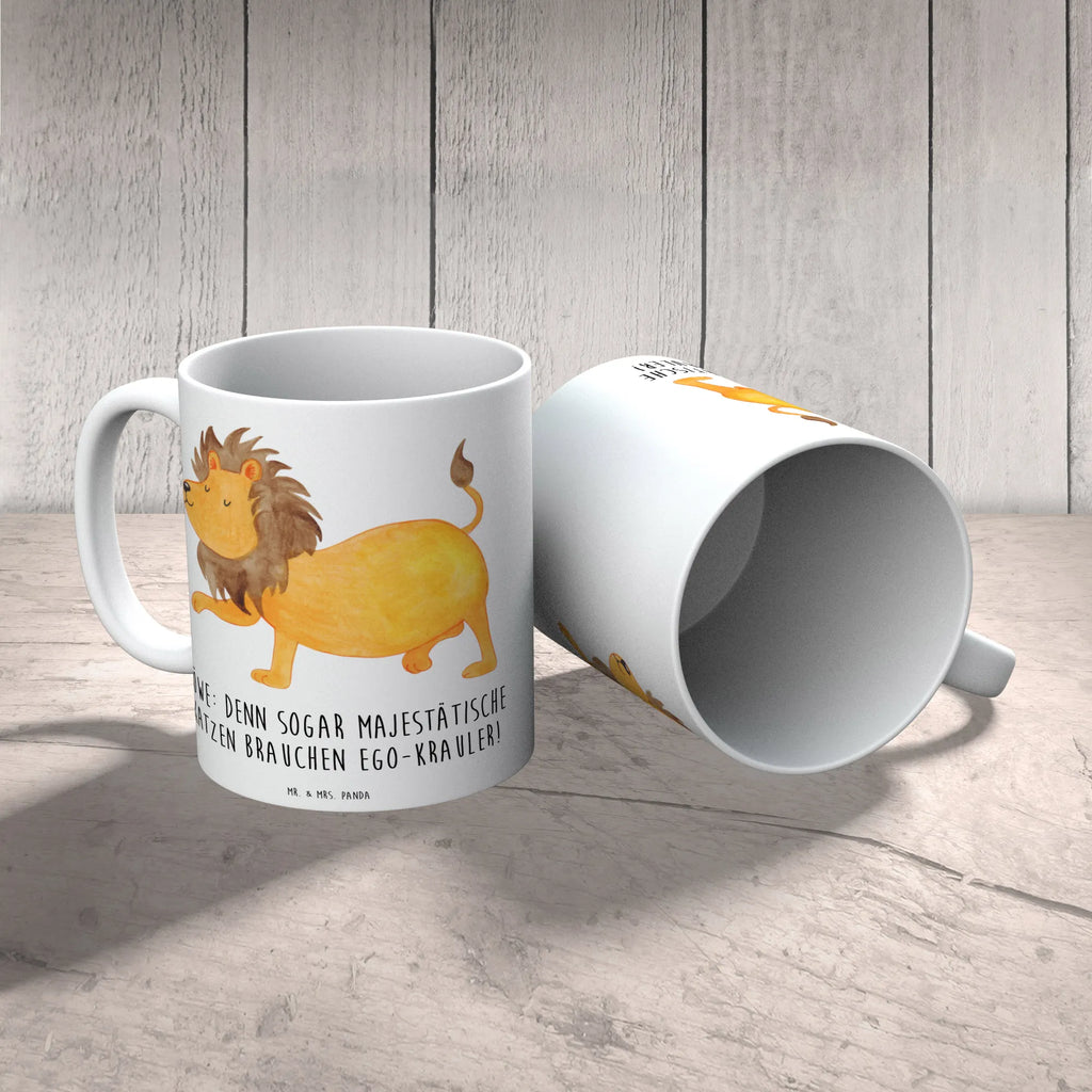 Tasse Majestätischer Löwe Kaffeetasse, Teetasse, Tasse mit Motiven, Porzellantasse, Tasse mit Zitaten, Tasse, Bürotasse, Keramiktasse, Geschenktasse, Tierkreiszeichen, Sternzeichen, Horoskop, Astrologie, Aszendent