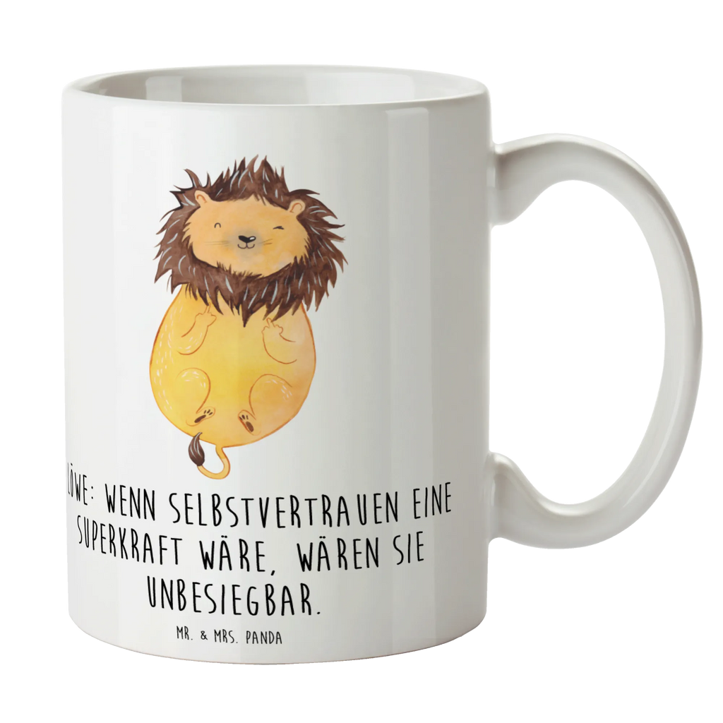 Mug Löwe: Wenn Selbstvertrauen eine Superkraft wäre, wären sie unbesiegbar. Keramiktasse, Geschenktasse, Teetasse, Tasse mit Motiven, Tasse mit Zitaten, Porzellantasse, Kaffeetasse, Bürotasse, Tasse, Tierkreiszeichen, Sternzeichen, Horoskop, Astrologie, Aszendent