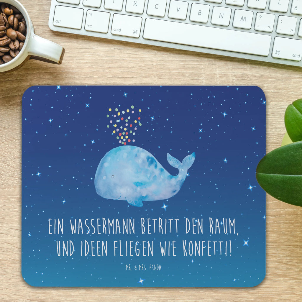 Mouse mat Ein Wassermann betritt den Raum, und Ideen fliegen wie Konfetti! computermatte, pc mausunterlage, pc mauspad, mauspad laptop, laptop mauspad, notebook mauspad, mousematte, Mausmatte, pc mousepad, mauspad pc, mausteppich, computer mousepad, computer mauspad, Mausunterlage, Mauspad, laptop mousepad, Mousepad, Sternzeichen, Tierkreiszeichen, Horoskop, Astrologie, Aszendent
