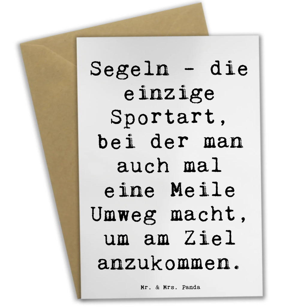 Grußkarte Spruch Segeln Umweg Ansichtskarten, Hochzeitskarte, Glückwunschkarte, Einladungskarte, Geburtstagskarte, Karte, Klappkarte, Grußkarte, Geschenk, Sport, Sportart, Hobby, Schenken, Danke, Dankeschön, Auszeichnung, Gewinn, Sportler