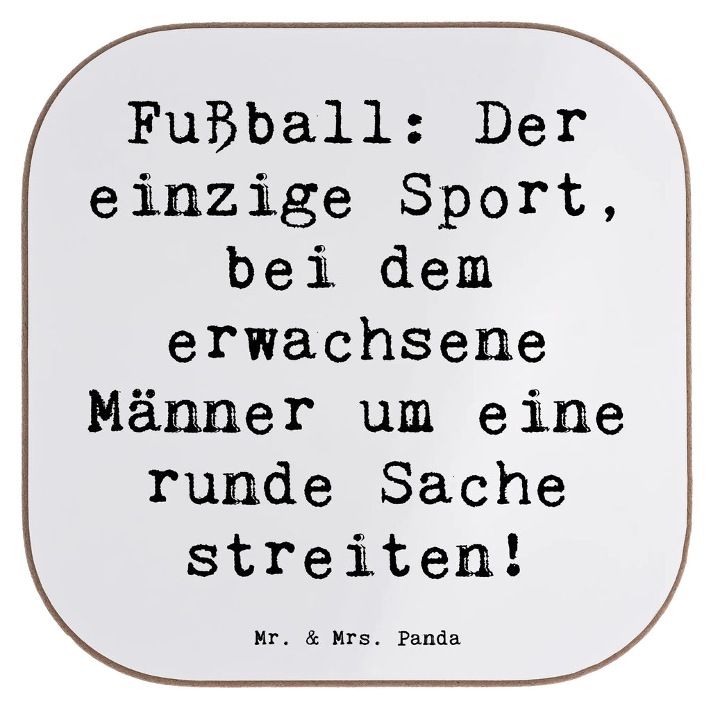 Square coaster Saying Fußball: Der einzige Sport, bei dem erwachsene Männer um eine runde Sache streiten! Glasuntersetzer, Korkuntersetzer, Tassen Untersetzer, Getränkeuntersetzer, Untersetzer Gläser, Untersetzer Design, Bierdeckel, Untersetzer, Untersetzer aus Holz, Holzuntersetzer, Untersetzer für Gläser, Untersetzer Holz, Geschenk, Sport, Sportart, Hobby, Schenken, Danke, Dankeschön, Auszeichnung, Gewinn, Sportler