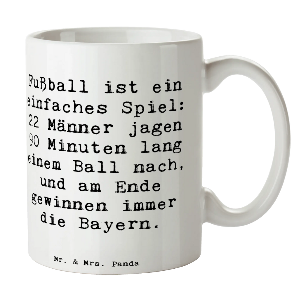 Tasse Spruch Fußball Bayern Keramiktasse, Bürotasse, Tasse mit Zitaten, Tasse mit Motiven, Porzellantasse, Teetasse, Kaffeetasse, Tasse, Geschenktasse, Geschenk, Sport, Sportart, Hobby, Schenken, Danke, Dankeschön, Auszeichnung, Gewinn, Sportler