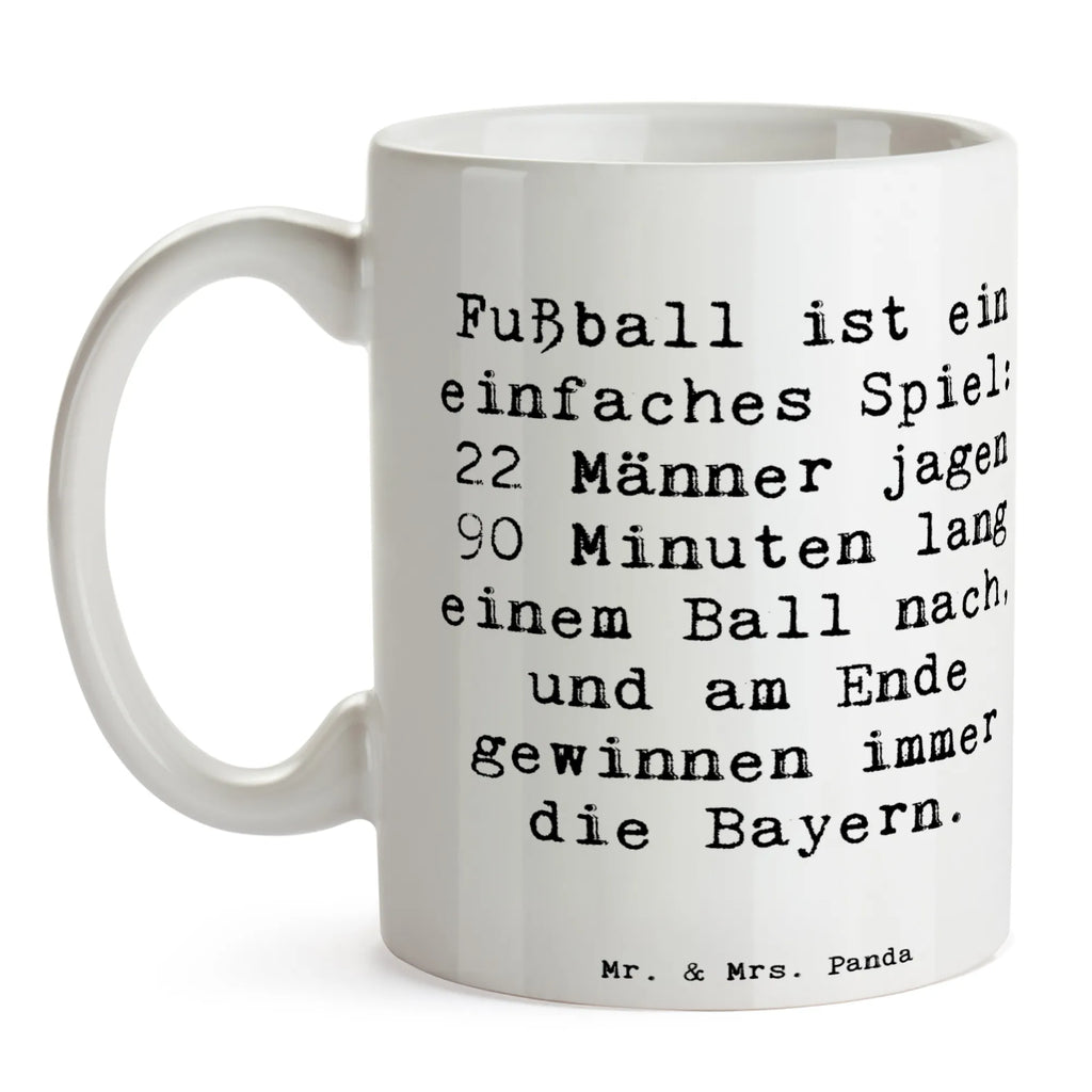 Tasse Spruch Fußball Bayern Keramiktasse, Bürotasse, Tasse mit Zitaten, Tasse mit Motiven, Porzellantasse, Teetasse, Kaffeetasse, Tasse, Geschenktasse, Geschenk, Sport, Sportart, Hobby, Schenken, Danke, Dankeschön, Auszeichnung, Gewinn, Sportler