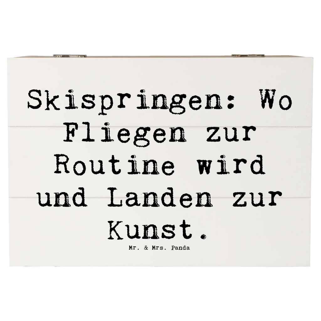 Holzkiste Spruch Skispringen Kunstflug Kiste, Schatzkiste, Erinnerungskiste, Erinnerungsbox, Dekokiste, Truhe, Geschenkbox, Schatulle, Geschenkdose, Holzkiste, Aufbewahrungsbox, XXL, Geschenk, Sport, Sportart, Hobby, Schenken, Danke, Dankeschön, Auszeichnung, Gewinn, Sportler