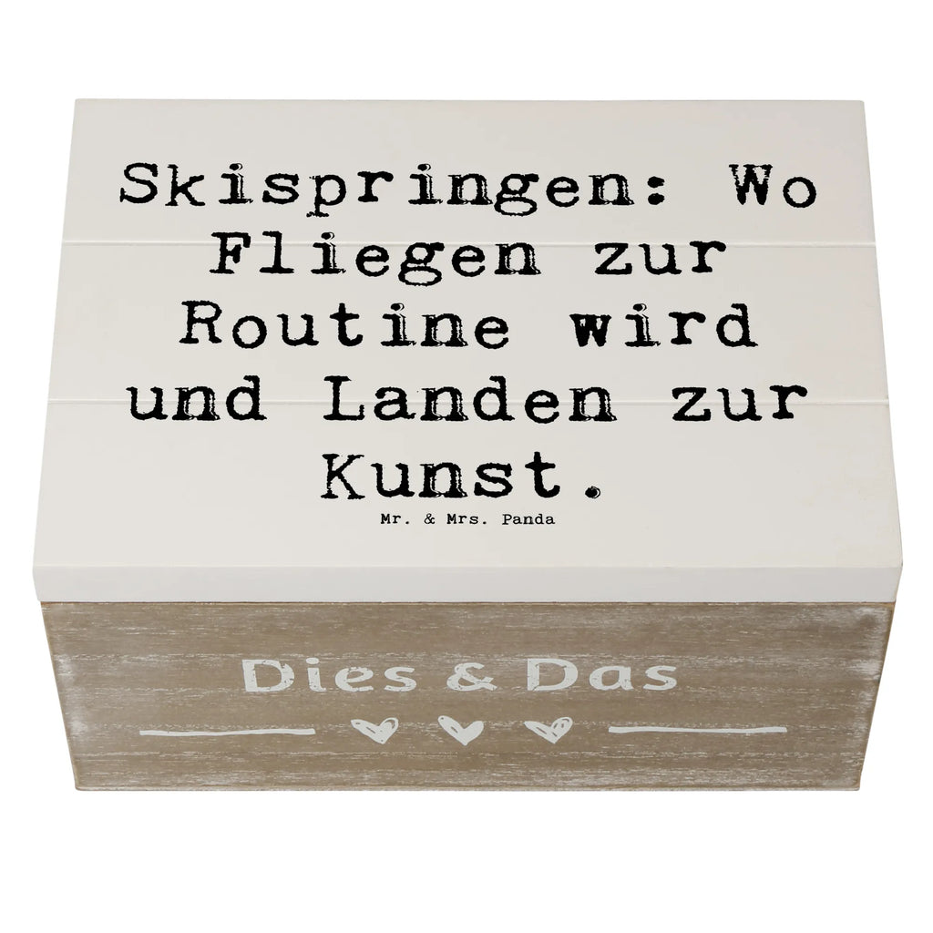 Holzkiste Spruch Skispringen Kunstflug Kiste, Schatzkiste, Erinnerungskiste, Erinnerungsbox, Dekokiste, Truhe, Geschenkbox, Schatulle, Geschenkdose, Holzkiste, Aufbewahrungsbox, XXL, Geschenk, Sport, Sportart, Hobby, Schenken, Danke, Dankeschön, Auszeichnung, Gewinn, Sportler