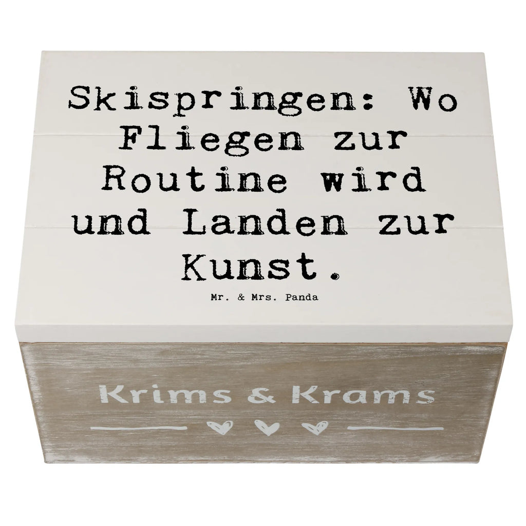 Holzkiste Spruch Skispringen Kunstflug Kiste, Schatzkiste, Erinnerungskiste, Erinnerungsbox, Dekokiste, Truhe, Geschenkbox, Schatulle, Geschenkdose, Holzkiste, Aufbewahrungsbox, XXL, Geschenk, Sport, Sportart, Hobby, Schenken, Danke, Dankeschön, Auszeichnung, Gewinn, Sportler