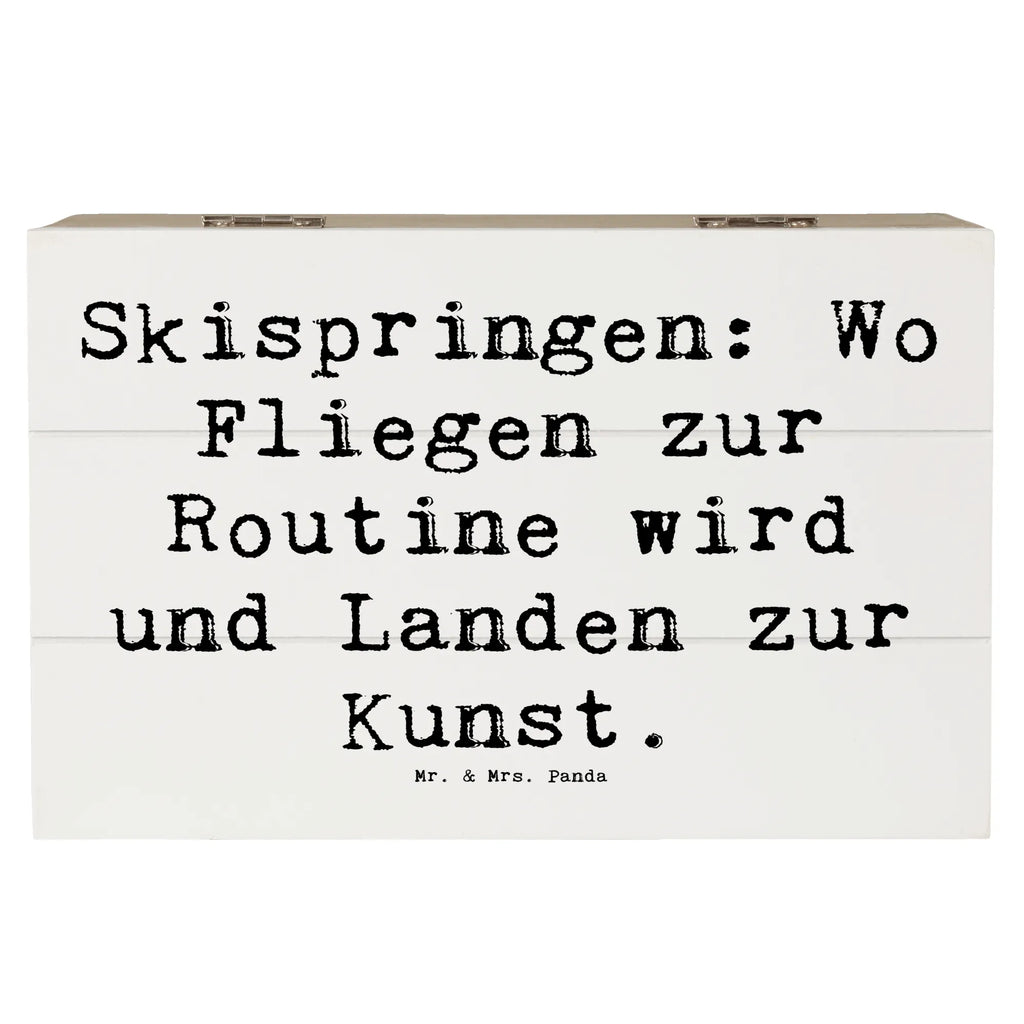 Holzkiste Spruch Skispringen Kunstflug Kiste, Schatzkiste, Erinnerungskiste, Erinnerungsbox, Dekokiste, Truhe, Geschenkbox, Schatulle, Geschenkdose, Holzkiste, Aufbewahrungsbox, XXL, Geschenk, Sport, Sportart, Hobby, Schenken, Danke, Dankeschön, Auszeichnung, Gewinn, Sportler