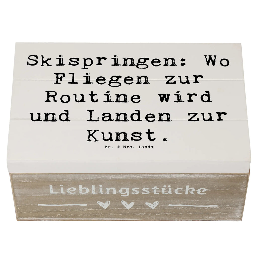 Holzkiste Spruch Skispringen Kunstflug Kiste, Schatzkiste, Erinnerungskiste, Erinnerungsbox, Dekokiste, Truhe, Geschenkbox, Schatulle, Geschenkdose, Holzkiste, Aufbewahrungsbox, XXL, Geschenk, Sport, Sportart, Hobby, Schenken, Danke, Dankeschön, Auszeichnung, Gewinn, Sportler