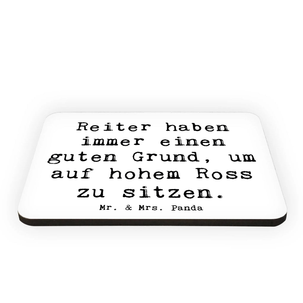 Magnet Saying Reiter haben immer einen guten Grund, um auf hohem Ross zu sitzen. Souvenir Magnet, Dekomagnet, Kühlschrankmagnet, Notiz Magnet, Whiteboard Magnet, Pinnwandmagnet, Motivmagnete, Kühlschrank Dekoration, Geschenk, Sport, Sportart, Hobby, Schenken, Danke, Dankeschön, Auszeichnung, Gewinn, Sportler