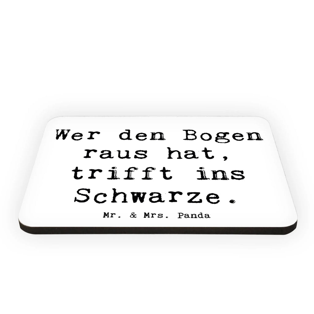 Magnet Saying Wer den Bogen raus hat, trifft ins Schwarze. Whiteboard Magnet, Motivmagnete, Notiz Magnet, Pinnwandmagnet, Kühlschrank Dekoration, Souvenir Magnet, Dekomagnet, Kühlschrankmagnet, Geschenk, Sport, Sportart, Hobby, Schenken, Danke, Dankeschön, Auszeichnung, Gewinn, Sportler