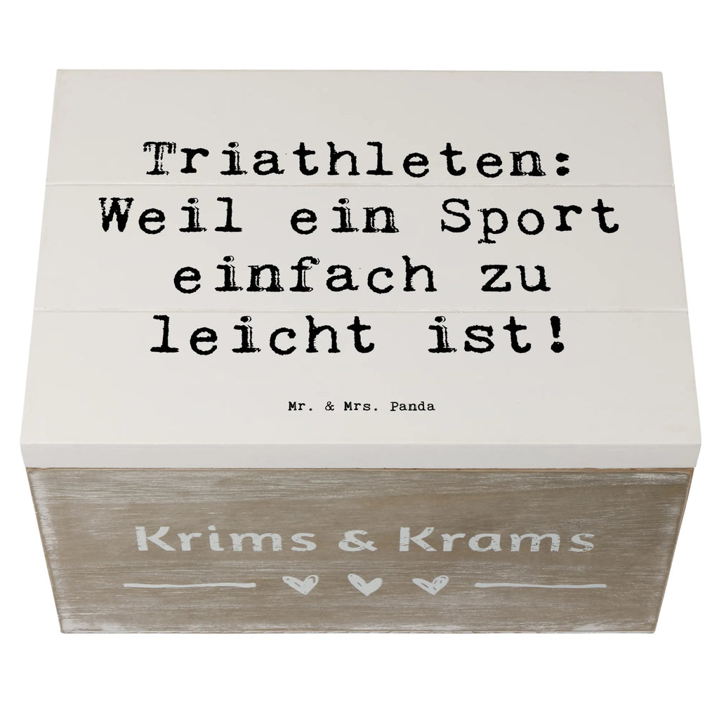 Holzkiste Spruch Triathlon Helden Schatulle, Schatzkiste, Erinnerungskiste, Truhe, XXL, Geschenkbox, Holzkiste, Geschenkdose, Aufbewahrungsbox, Dekokiste, Kiste, Erinnerungsbox, Geschenk, Sport, Sportart, Hobby, Schenken, Danke, Dankeschön, Auszeichnung, Gewinn, Sportler