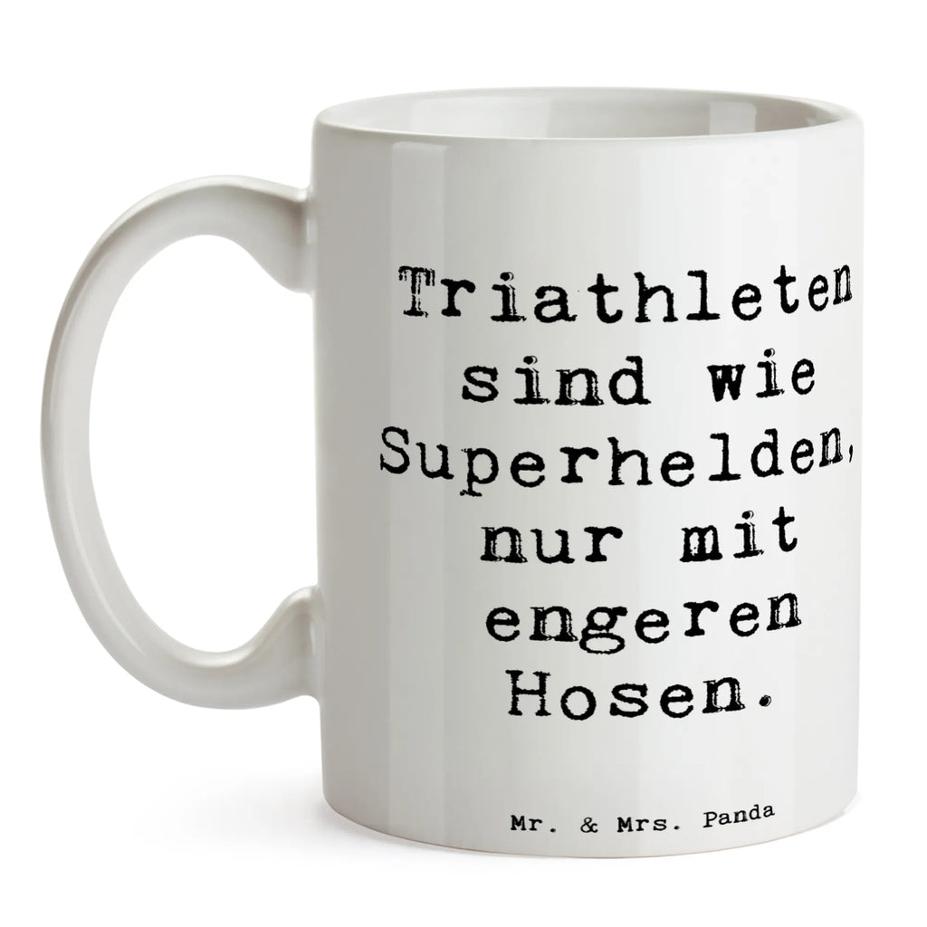 Tasse Spruch Triathlon Superheld Kaffeetasse, Tasse mit Motiven, Tasse mit Zitaten, Porzellantasse, Bürotasse, Geschenktasse, Tasse, Teetasse, Keramiktasse, Geschenk, Sport, Sportart, Hobby, Schenken, Danke, Dankeschön, Auszeichnung, Gewinn, Sportler