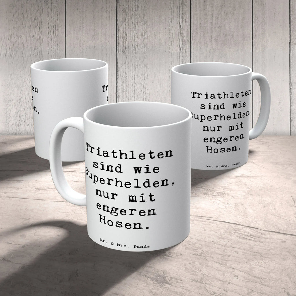 Tasse Spruch Triathlon Superheld Kaffeetasse, Tasse mit Motiven, Tasse mit Zitaten, Porzellantasse, Bürotasse, Geschenktasse, Tasse, Teetasse, Keramiktasse, Geschenk, Sport, Sportart, Hobby, Schenken, Danke, Dankeschön, Auszeichnung, Gewinn, Sportler