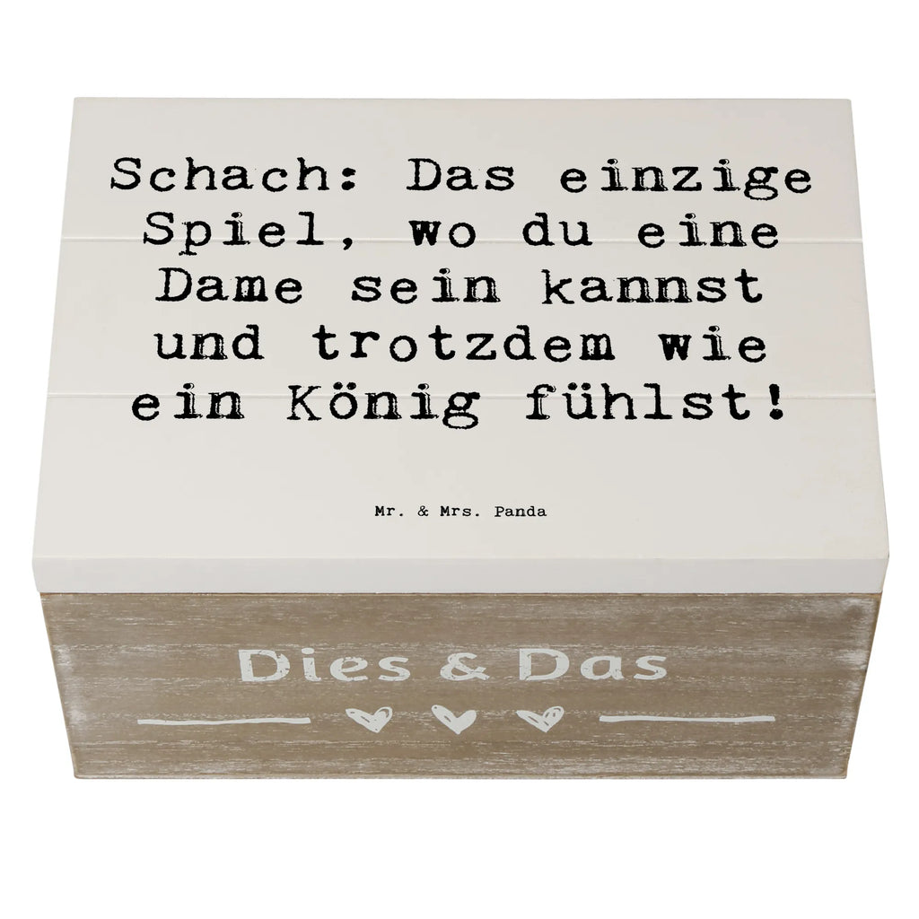 Wooden chest Saying Schach: Das einzige Spiel, wo du eine Dame sein kannst und trotzdem wie ein König fühlst! Holzkisten, Holztruhe, Aufbewahrungsbox aus Holz, Box aus Holz, aufbewahrungsboxen, holzkästchen, aufbewahrungskisten, Holzkiste, aufbewahrungstruhe, aufbewahrungskiste mit deckel, Aufbewahrungskiste, Holzbox, Aufbewahrungsbox, Holzkiste mit Deckel, Holzbox mit Deckel, Holz Aufbewahrungsbox, holztruhen, truhe holz, Schatulle, box holz, Holzboxen, holzschachtel, holzschatulle, Aufbewahrungsbox Holz, kiste holz, Dankeschön, Sport, Auszeichnung, Gewinn, Sportler, Schenken, Sportart, Hobby, Danke, Geschenk