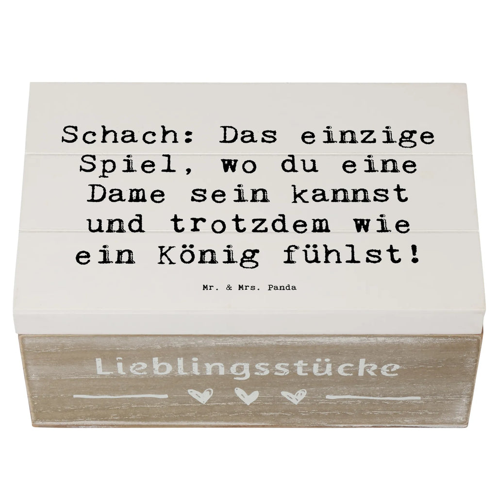 Wooden chest Saying Schach: Das einzige Spiel, wo du eine Dame sein kannst und trotzdem wie ein König fühlst! Holzkisten, Holztruhe, Aufbewahrungsbox aus Holz, Box aus Holz, aufbewahrungsboxen, holzkästchen, aufbewahrungskisten, Holzkiste, aufbewahrungstruhe, aufbewahrungskiste mit deckel, Aufbewahrungskiste, Holzbox, Aufbewahrungsbox, Holzkiste mit Deckel, Holzbox mit Deckel, Holz Aufbewahrungsbox, holztruhen, truhe holz, Schatulle, box holz, Holzboxen, holzschachtel, holzschatulle, Aufbewahrungsbox Holz, kiste holz, Dankeschön, Sport, Auszeichnung, Gewinn, Sportler, Schenken, Sportart, Hobby, Danke, Geschenk