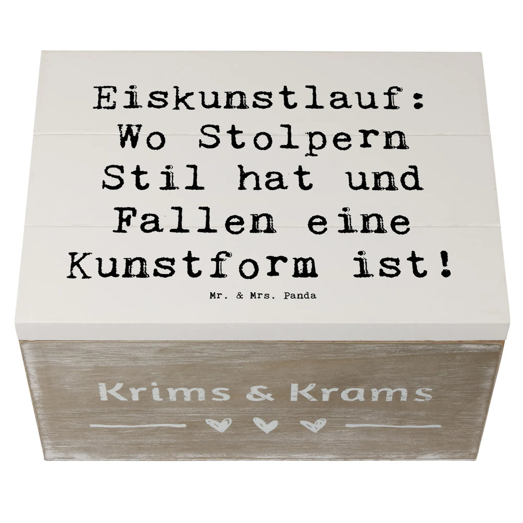 Holzkiste Spruch Eiskunstlauf Kunst XXL, Truhe, Erinnerungskiste, Geschenkbox, Geschenkdose, Schatzkiste, Kiste, Erinnerungsbox, Holzkiste, Aufbewahrungsbox, Dekokiste, Schatulle, Geschenk, Sport, Sportart, Hobby, Schenken, Danke, Dankeschön, Auszeichnung, Gewinn, Sportler