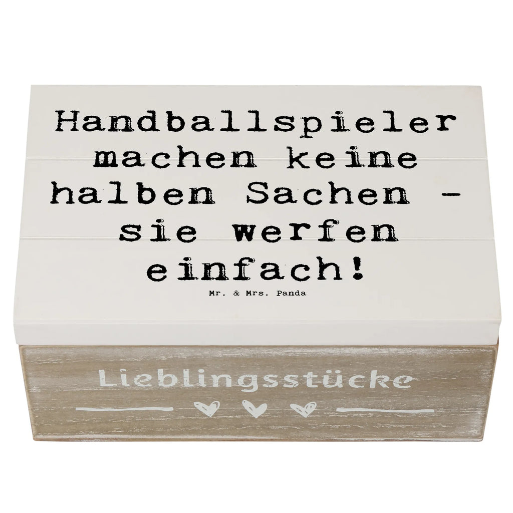 Holzkiste Spruch Handball Wurf Schatzkiste, Geschenkdose, Truhe, XXL, Holzkiste, Kiste, Geschenkbox, Erinnerungsbox, Erinnerungskiste, Aufbewahrungsbox, Schatulle, Dekokiste, Geschenk, Sport, Sportart, Hobby, Schenken, Danke, Dankeschön, Auszeichnung, Gewinn, Sportler