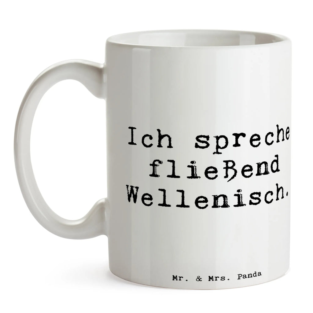 Mug Saying Ich spreche fließend Wellenisch. Tasse mit Zitaten, Tasse, Geschenktasse, Teetasse, Bürotasse, Keramiktasse, Porzellantasse, Tasse mit Motiven, Kaffeetasse, Geschenk, Sport, Sportart, Hobby, Schenken, Danke, Dankeschön, Auszeichnung, Gewinn, Sportler