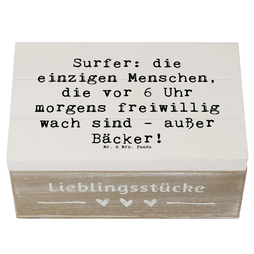 Holzkiste Spruch Surfen Frühaufsteher Schatzkiste, Schatulle, Kiste, Truhe, Dekokiste, XXL, Geschenkbox, Aufbewahrungsbox, Geschenkdose, Erinnerungsbox, Holzkiste, Erinnerungskiste, Geschenk, Sport, Sportart, Hobby, Schenken, Danke, Dankeschön, Auszeichnung, Gewinn, Sportler