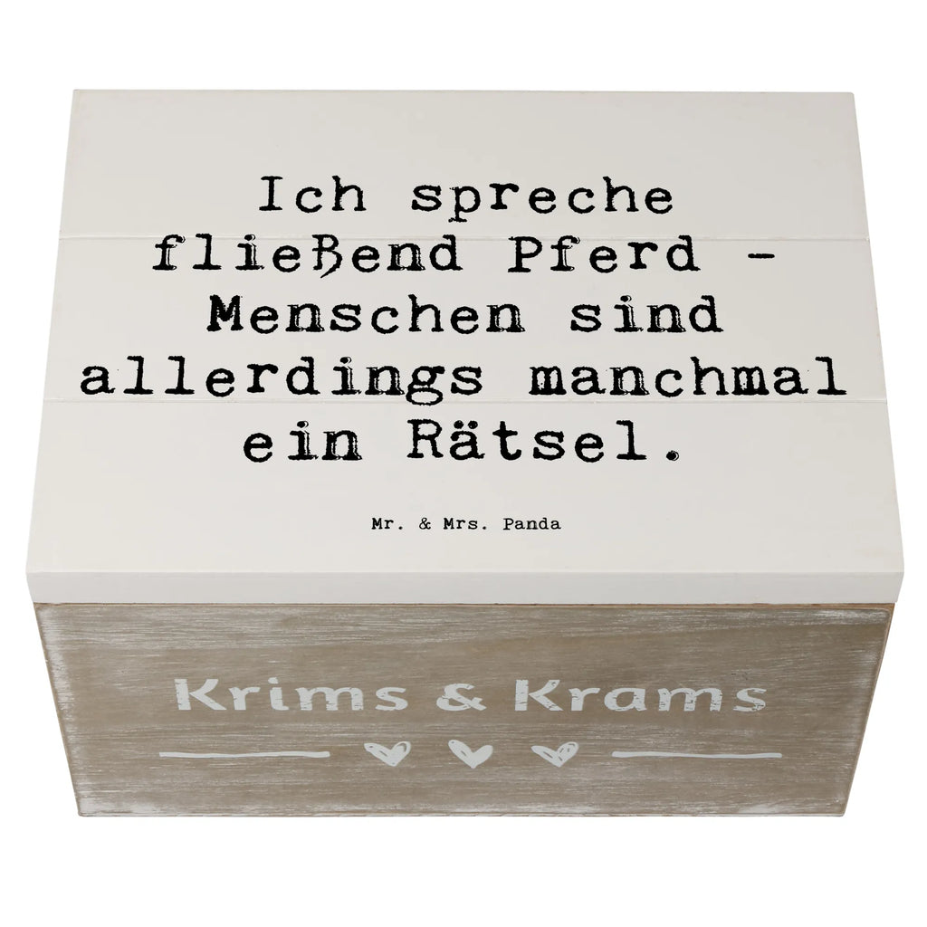 Holzkiste Spruch Reiten und Rätsel Kiste, Holzkiste, Aufbewahrungsbox, Geschenkbox, Truhe, XXL, Erinnerungsbox, Erinnerungskiste, Geschenkdose, Dekokiste, Schatulle, Schatzkiste, Geschenk, Sport, Sportart, Hobby, Schenken, Danke, Dankeschön, Auszeichnung, Gewinn, Sportler