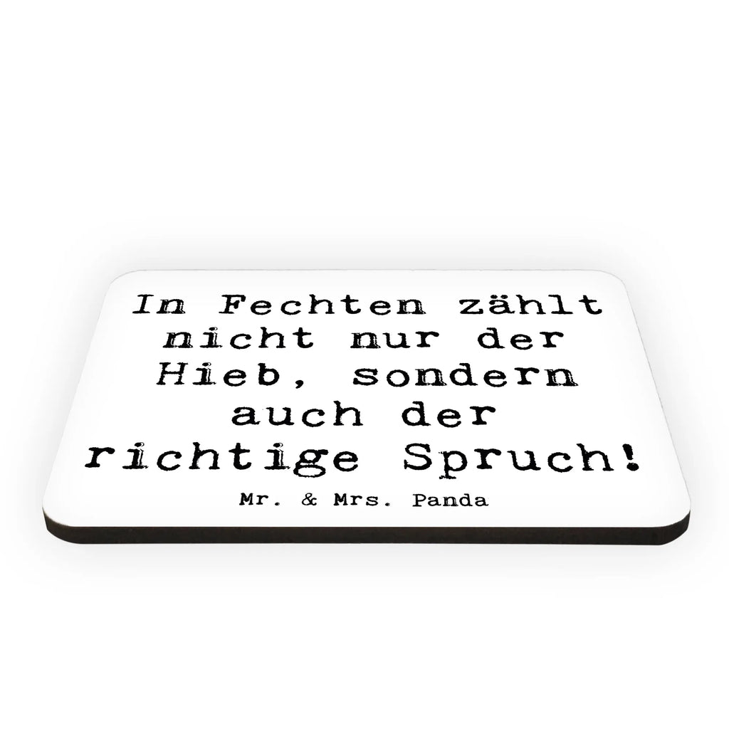 Magnet Saying In Fechten zählt nicht nur der Hieb, sondern auch der richtige Spruch! Kühlschrank Dekoration, Souvenir Magnet, Kühlschrankmagnet, Dekomagnet, Pinnwandmagnet, Notiz Magnet, Motivmagnete, Whiteboard Magnet, Geschenk, Sport, Sportart, Hobby, Schenken, Danke, Dankeschön, Auszeichnung, Gewinn, Sportler