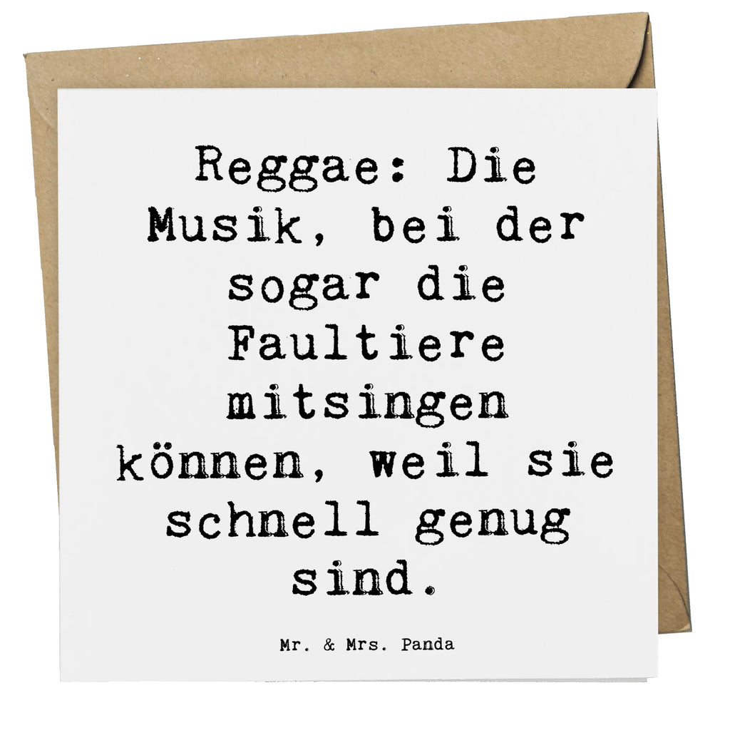 Deluxe Karte Spruch Reggae Freude Karte, Hochzeitskarte, Hochwertige Klappkarte, Einladungskarte, Hochwertige Grußkarte, Klappkarte, Glückwunschkarte, Geburtstagskarte, Grußkarte