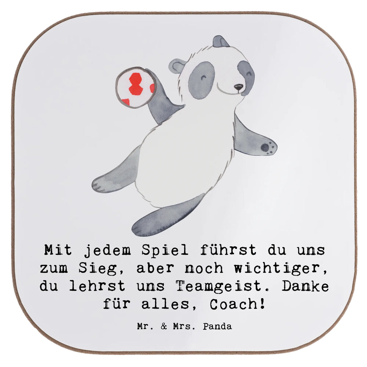 Untersetzer Handball Trainerin Dankeschön