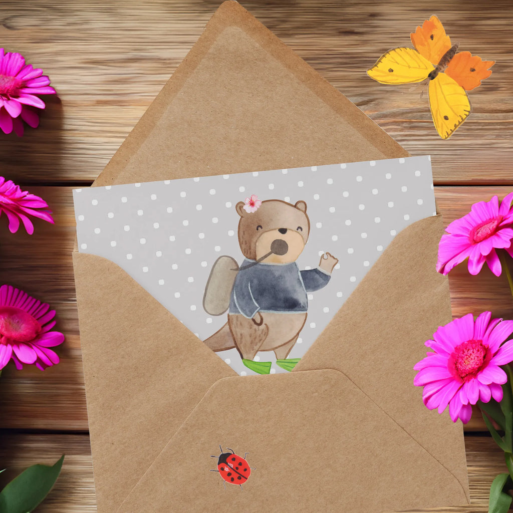 Deluxe Karte Tauch Trainerin Stärke Klappkarte, Karte, Hochzeitskarte, Geburtstagskarte, Einladungskarte, Hochwertige Grußkarte, Grußkarte, Glückwunschkarte, Hochwertige Klappkarte, Geschenk, Sport, Sportart, Hobby, Schenken, Danke, Dankeschön, Auszeichnung, Gewinn, Sportler