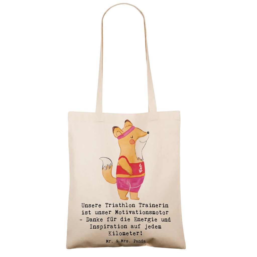 Tote bag Unsere Triathlon Trainerin ist unser Motivationsmotor - Danke für die Energie und Inspiration auf jedem Kilometer! Laptoptasche, Schultertasche, Badetasche, Beutel, Einkaufstüte, Jutebeutel, Strandtasche, Umhängetasche, Stofftasche, Shopper, Beuteltasche, Einkaufstasche, Jutetasche, Stoffbeutel, Tasche, Tragetasche, Geschenk, Sport, Sportart, Hobby, Schenken, Danke, Dankeschön, Auszeichnung, Gewinn, Sportler