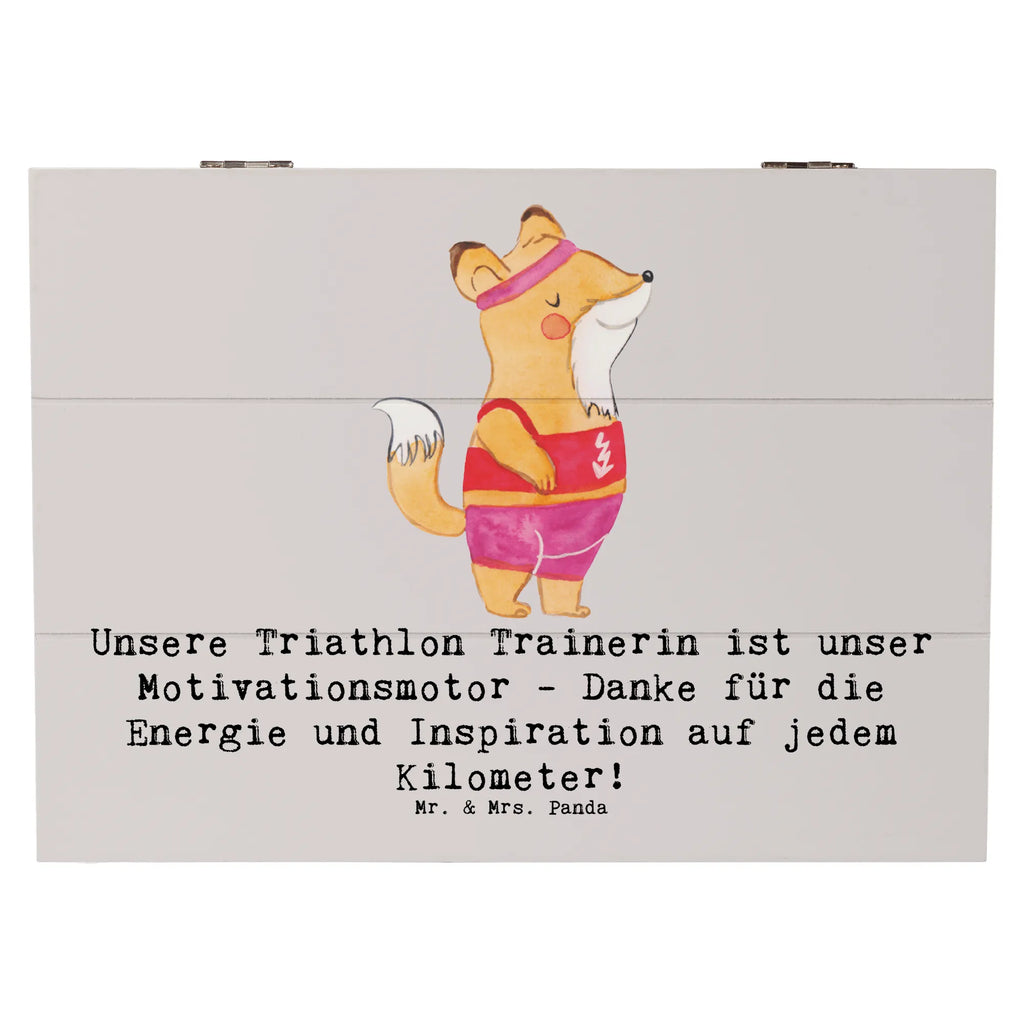Holzkiste Triathlon Trainerin XXL, Schatzkiste, Schatulle, Truhe, Geschenkdose, Kiste, Dekokiste, Erinnerungsbox, Holzkiste, Aufbewahrungsbox, Erinnerungskiste, Geschenkbox, Geschenk, Sport, Sportart, Hobby, Schenken, Danke, Dankeschön, Auszeichnung, Gewinn, Sportler