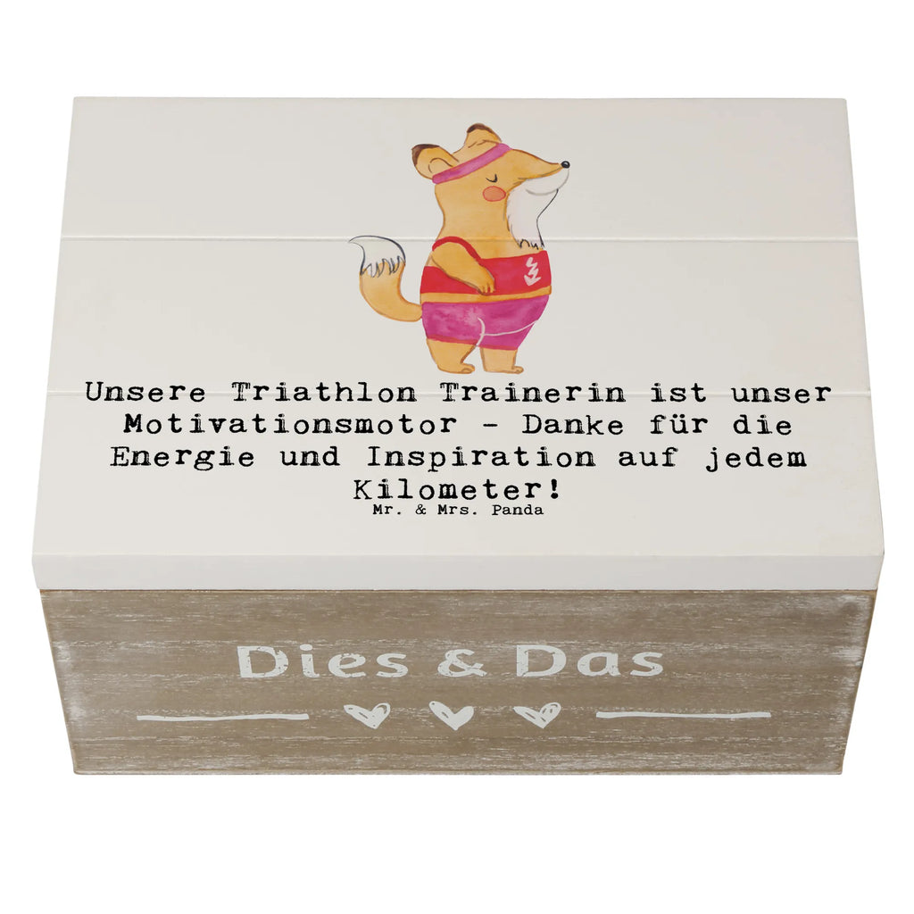 Holzkiste Triathlon Trainerin XXL, Schatzkiste, Schatulle, Truhe, Geschenkdose, Kiste, Dekokiste, Erinnerungsbox, Holzkiste, Aufbewahrungsbox, Erinnerungskiste, Geschenkbox, Geschenk, Sport, Sportart, Hobby, Schenken, Danke, Dankeschön, Auszeichnung, Gewinn, Sportler