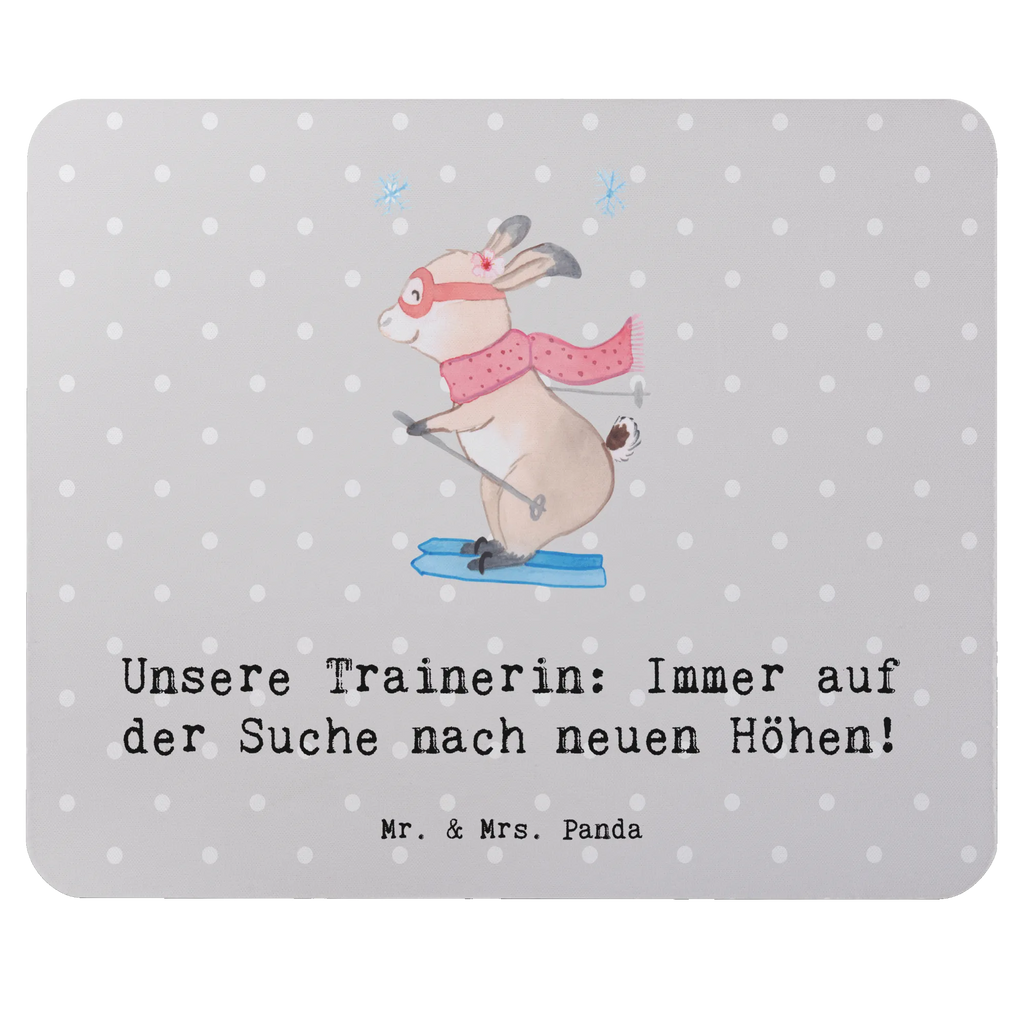 Mouse mat Unsere Trainerin: Immer auf der Suche nach neuen Höhen! Computer zubehör, Büroausstattung, Designer Mauspad, Einzigartiges Mauspad, Mauspad, Mausunterlage, Mauspad Büro, Mousepad, PC Zubehör, Arbeitszimmer, Geschenk, Sport, Sportart, Hobby, Schenken, Danke, Dankeschön, Auszeichnung, Gewinn, Sportler