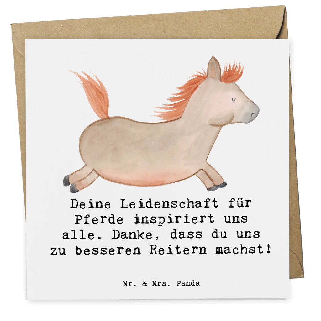 Deluxe Card Deine Leidenschaft für Pferde inspiriert uns alle. Danke, dass du uns zu besseren Reitern machst! Geburtstagskarte, Grußkarte, Karte, Klappkarte, Hochwertige Klappkarte, Hochzeitskarte, Einladungskarte, Glückwunschkarte, Hochwertige Grußkarte, Geschenk, Sport, Sportart, Hobby, Schenken, Danke, Dankeschön, Auszeichnung, Gewinn, Sportler